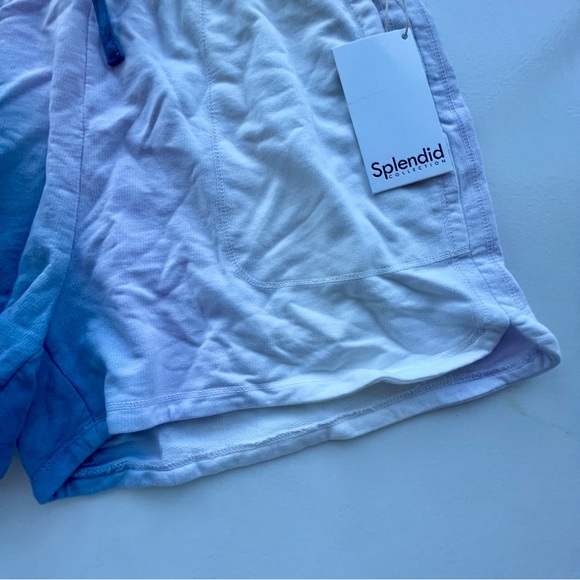 Splendid blue & white tie dye drawstring shorts XS - Picture 5 of 9